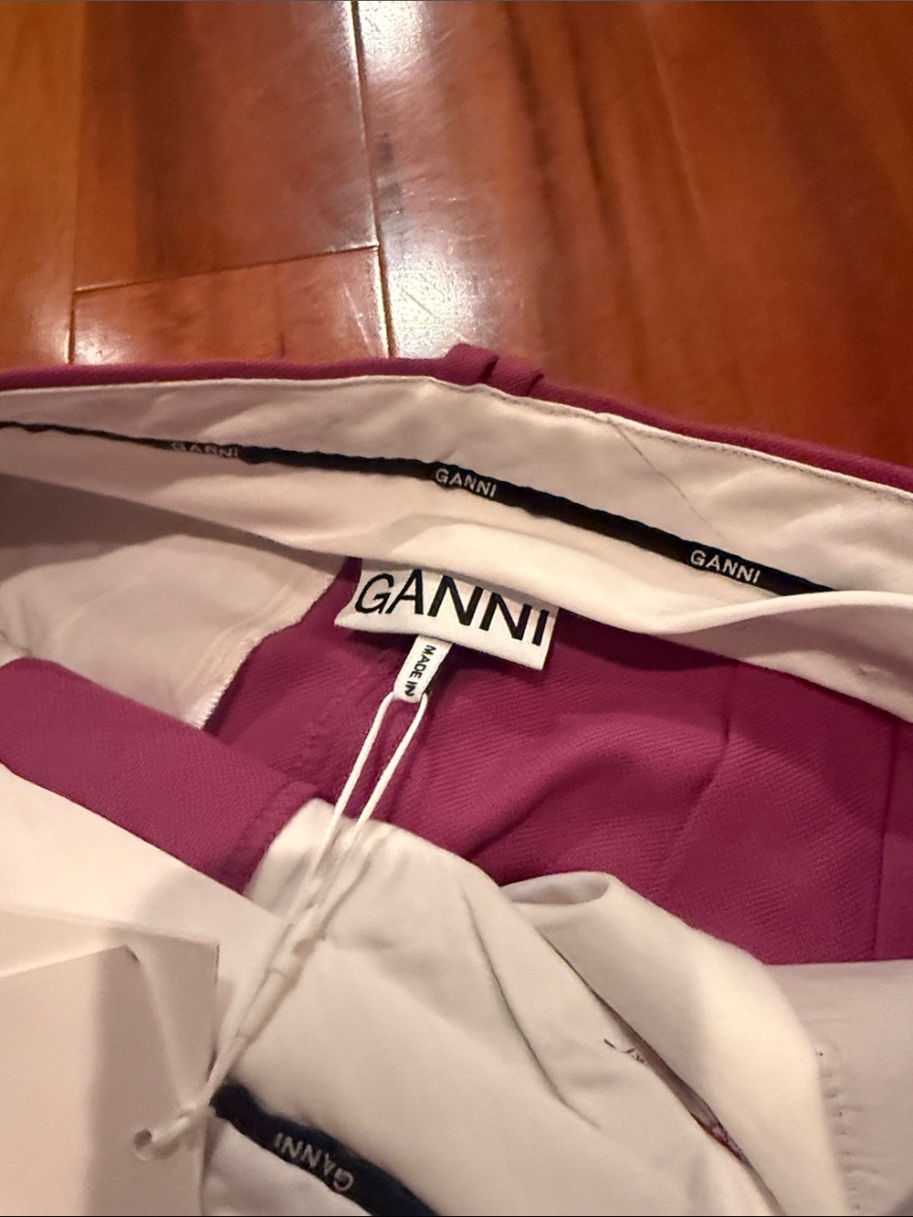 Ganni Wide-Leg Women’s Trousers - Picture 5 of 6